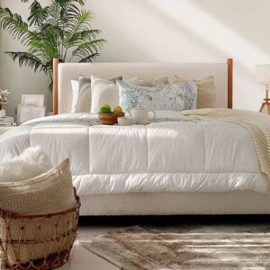 Upholstered bed & Bed benches